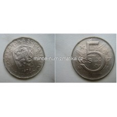 5 Kčs 1979 RL pootočená ražba